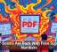 PDF Scams Are Back With Fake Support Numbers